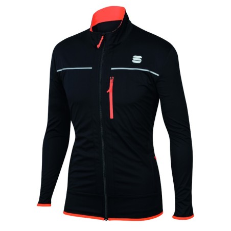 Jakke Sportful Engadin Wind Jacket svart